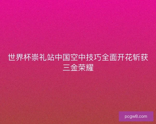 世界杯崇礼站中国空中技巧全面开花斩获三金荣耀
