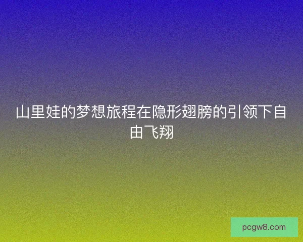 山里娃的梦想旅程在隐形翅膀的引领下自由飞翔